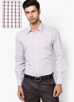 Turtle Checks Maroon Formal Shirt