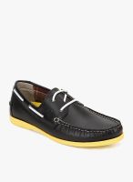 United Colors of Benetton Black Boat Shoes