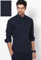 United Colors of Benetton Blue Full Sleeve Casual Shirt