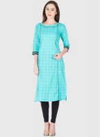 Vani Green Printed Kurtis