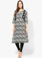 Vedic Black Printed Kurtis