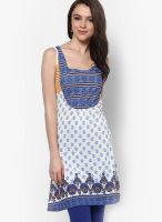 Vedic Blue Printed Kurtis