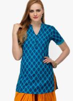 Yepme Blue Printed Kurti