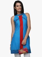 Yepme Blue Printed Kurti