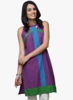 Yepme Purple Printed Kurti