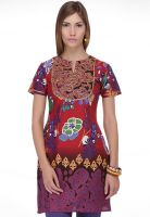 Yepme Red Printed Kurtis