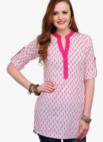 Yepme White Printed Kurtis