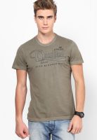 s.Oliver Grey Round Neck T-Shirt