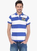 Basics Striped Blue Polo T-Shirt