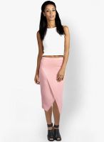 Boohoo Pink Tulip Skirt