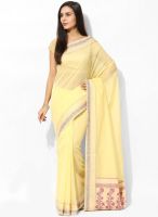 Bunkar Lemon Embellished Saree