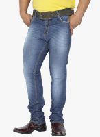 Canary London Blue Low Rise Narrow Fit Jeans