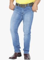 Canary London Blue Low Rise Narrow Fit Jeans