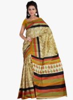 Florence Beige Printed Saree