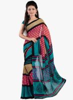 Florence Pink Printed Saree