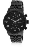 Fossil Fs4877 Black/Black Chronograph Watch