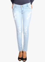 Fungus Blue Solid Jeans Fungus Blue Solid Jeans