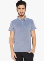 Globus Blue Solid Polo T-Shirt