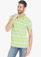 Globus Green Striped Polo T-Shirt
