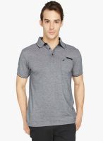 Globus Grey Solid Polo T-Shirt