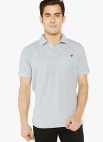 Globus Grey Solid Polo T-Shirts