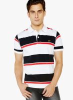 Globus Multicoloured Striped Polo T-Shirts