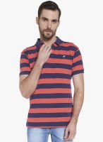 Globus Red Striped Polo T-Shirt