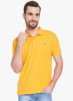 Globus Yellow Solid Polo T-Shirt