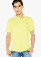 Globus Yellow Solid Polo T-Shirts