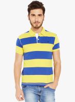 Globus Yellow Striped Polo T-Shirt