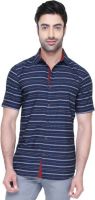 Jadeblue Men's Printed Casual Blue Shirt Jadeblue Men's Printed Casual Blue Shirt