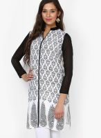 Kira Black Printed Kurtas