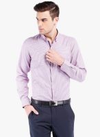 Mark Taylor Purple Checks Slim Fit Formal Shirt