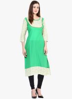 Prakhya Green Printed Kurta