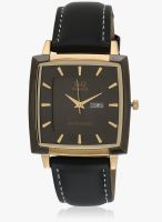 Q&Q Vq96j016y-Sor Black/White Analog Watch