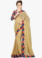 Roop Kashish Beige Printed Saree