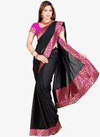 Roop Kashish Black Embroidered Saree