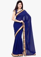 Roop Kashish Blue Embroidered Saree