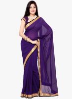 Roop Kashish Blue Embroidered Saree