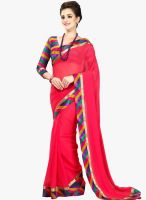 Roop Kashish Magenta Printed Saree