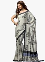 Roop Kashish Off White Printed Saree