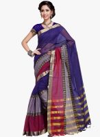 Roop Kashish Purple Solid Saree