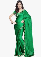 Saree Mall Green Printed Saree