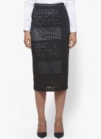 Sisley Black Pencil Skirt