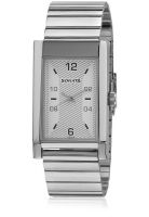 Sonata Grnda Nd7095Sm01 Silver Analog Watch