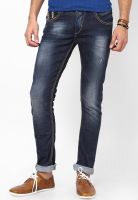 Spykar Blue Low Rise Skinny Fit Jeans