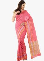 Sudarshan Silk Peach Embellished Saree