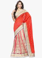 Triveni Sarees Pink Embroidered Saree