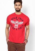 Ucla Red Crew Neck T Shirt