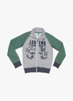 United Colors of Benetton Grey Melange Sweatshirt